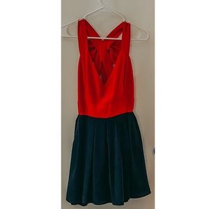 Jun & Ivy Open Back Dress w/Bow